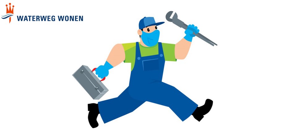 Plumber Or Repairman With The Tools Is Running Vector Id1216393126 Soc Med