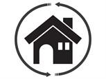 Change Home Exchange Real Estate Arrows Vector Id956266432